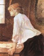 Henri  Toulouse-Lautrec The Laundress oil painting artist